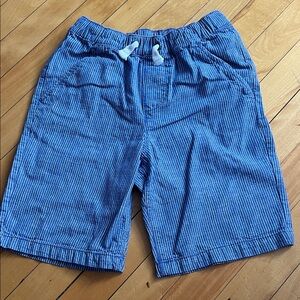 Cat & Jack Blue Pinstripe Kids Cotton Shorts